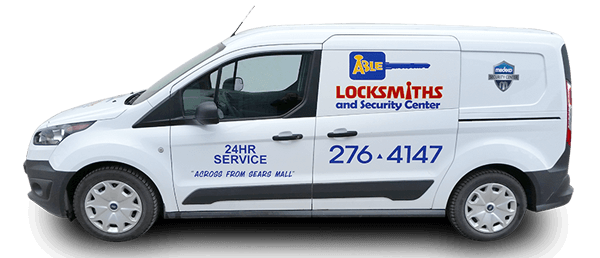 ABLE Locksmiths and Security Center Van